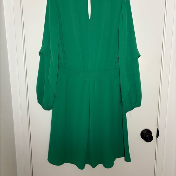 London Times Green A-Line Long Sleeve Dress - Picture 2 of 2